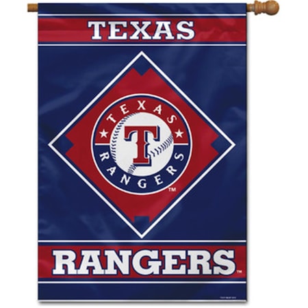 Fremont Die Texas Rangers - House Banner 28 X 40 In.